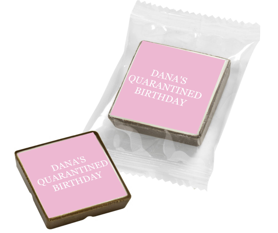 PRINTED CHOCOLATE SQUARE