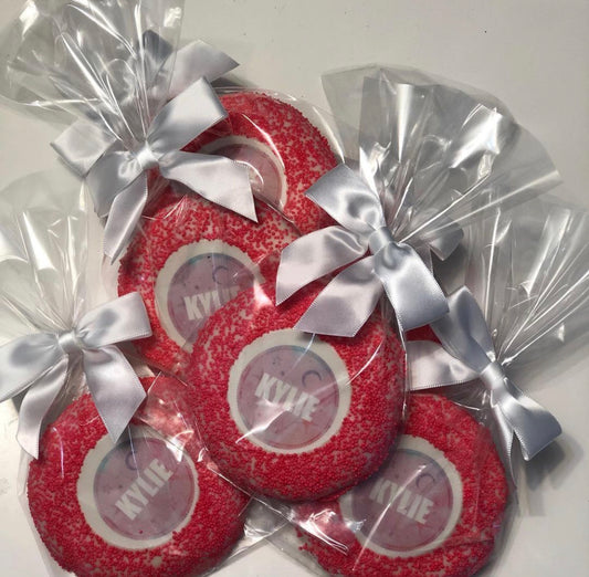 PRINTED SUGAR COOKIE IN BOW BAG
