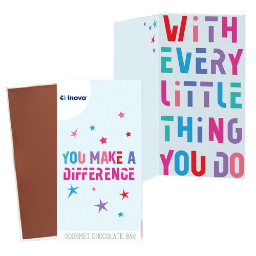 BRANDED CHOCOLATE BAR CARD