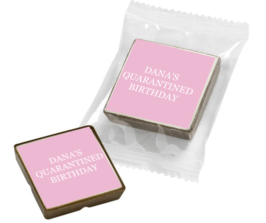 PRINTED CHOCOLATE SQUARE